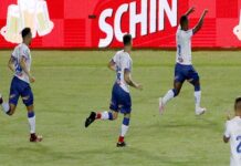 Bahia goleia o Náutico por 4 a 1 no retorno do Nordestão