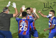 Com gol nos minutos finais, Bahia vence o Confiança e vai à final do Nordestão