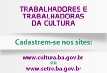 SecultBA e Setre realizam cadastro de trabalhadores do campo cultural na Bahia
