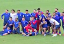 Com direito a Bellintani no rachão, Bahia encerra preparação para pegar o Náutico