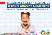 SAJ: Mesa Brasil SESC entrega mais de 8 toneladas de alimentos para os CRAS locais