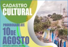 JAGUARIPE: prorrogado o Cadastro Cultural até essa segunda-feira, 10