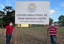 Prefeitura de Dom Macedo Costa entregam terreno para Centro Industrial no município