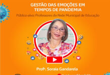 SAJ: Prefeitura promove live sobre “Gestão da Emoção em Tempos de Pandemia”