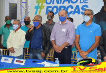 Presidentes de partidos enaltecem chapa #União de Forças, em CRUZ DAS ALMAS