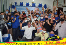 Fotografias da convenção partidária da chapa majoritária Gileno-Vavá, em Muniz Ferreira, 11.09.20