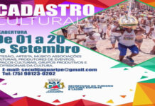 Reabertura do Cadastro Cultural e Censo Cultural, em JAGUARIPE