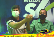 Fotografias da coletiva de imprensa para apresentação da pré-candidatura Genival-Careca, em Santo Antonio de Jesus