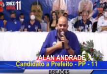 Alan Andrade tem candidatura deferida, faz desabafo e diz estar preparado para debate com demais candidatos: BREJÕES