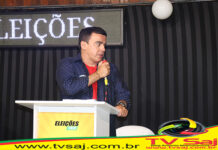 “Vamos parar de soltar balão…! sugere o candidato a prefeito Christian Ferraz, em SANTO ANTONO DE JESUS
