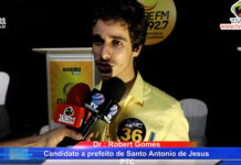 “O que tem aí é tudo farinha do mesmo saco…!: exclama ROBERT GOMES, candidato a prefeito de Santo Antonio de Jesus
