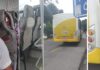 SAJ: Usuária do transporte coletivo registra sujeira em ônibus