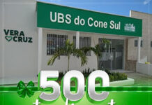 Em apenas um mês, a nova unidade de saúde de Vera Cruz, já realizou mais de 500 atendimentos