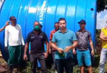 VARZEDO: Prefeito Bahia procedeu entrega de caixa d´água para abastecimento da comunidade do Albino