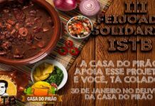 Prestigie a III Feijoada Solidária, promovida pelo Instituto Tenente Breno, nesse sábado, 30