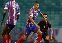 Bahia vence o Athlético por 1 a 0 e respira na luta contra o rebaixamento