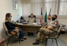 Prefeitura de SAJ e Polícia Militar discutem implantação de 1ª Companhia na feira livre