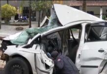 Mulher morre e cinco pessoas ficam feridas em acidente na BR-101