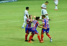 Bahia empata com Goiás, sai da zona, mas se mantém perto do rebaixamento