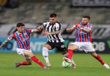 Bahia sai atrás, mas arranca empate com Atlético-MG no Mineirão