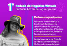 1a. Rodada de Negócios Virtual, alusiva ao Dia Internacional da Mulher, em JAGUARIPE