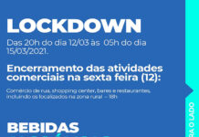 Decreto estabelece Lockdown neste final de semana em SAJ