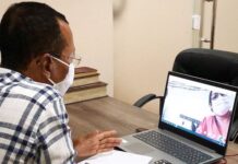 Prefeito Genival e Secretário de Saúde, Dr. Leonel, particIparam de reunião virtual com SESAB