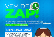 SAJ: Ouvidoria municipal implanta comunicação por WhatsApp com cidadãos