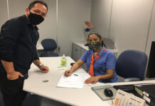 Prefeito Gileno protocola, junto à Caixa, pedido de liberação da obra de campo “society” no Distrito do Onha: Muniz Ferreira