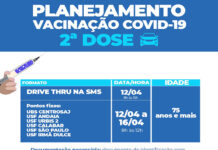 Covid: PMSAJ convoca idosos a partir de 75 anos para segunda dose de vacina
