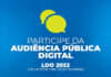 Consulta pública sobre Lei de Diretrizes Orçamentárias (LDO) 2022 será em formato vitual
