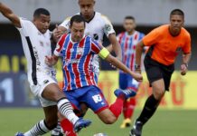 De virada, Bahia vence ABC por 2 a 1 e se classifica na Copa do Nordeste