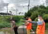 Vice-Prefeito Vidigal Cafezeiro acompanha o trabalho preventivo da Defesa Civil