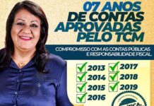 Todas as 7 contas analisadas pelo TCM, inerentes às gestões da ex-prefeita Vera da Saúde, foram aprovadas: MARAGOJIPE
