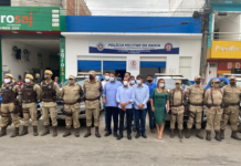 Alan Sanches comemora inauguração de 1ª Companhia da PM na Feira Livre em Santo Antônio de Jesus