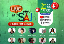 Live da Cultura vai reunir mistura de ritmos e sons neste sábado (22) em SAJ