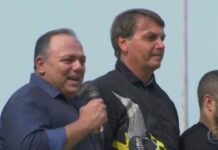 “No quartel de Abrantes…” – Exército decide não punir Pazuello por participação em ato político com Bolsonaro