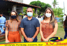 Vice-prefeito Careca e secretários CAO (Esportes), SÍLVIA BRITO (Cultura) e ANDRESSA (Social), discorrem sobre encontro com JOÃO ROMA em AMARGOSA