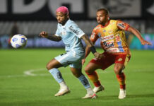 Juazeirense luta, mas não segura o Santos na etapa final e perde por 4 a 0 na Vila