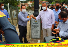 VÍDEO: Prefeito Gileno e vice Vavá, ao lado do governador Rui Costa, entregou obras em comemoração aos 59 anos de emancipação de MUNIZ FERREIRA-BA