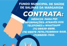 Prefeitura de Salinas, com recursos do Fundo Municipal de Saúde, contrata médicos para PSF