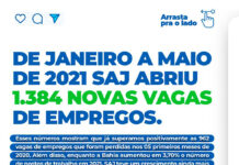 Marcelo Barreto, SEDEMA, regozija-se, ao lado da equipe, dos resultados auferidos na geração de emprego e renda, em S.A.JESUS
