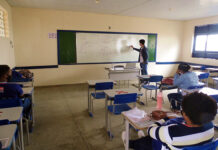 Primeiro dia de aulas semipresenciais do ensino médio em Brejões