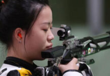 Chinesa ganha na carabina de 10m primeiro ouro dos Jogos de Tóquio