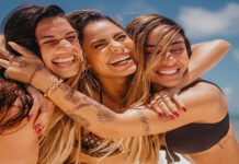 Lexa comemora encontro com Rafaella Santos e Mackenzie Dern