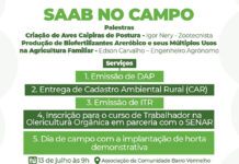 Acontecerá nesta terça-feira (13), mais uma edição do SAAB no campo