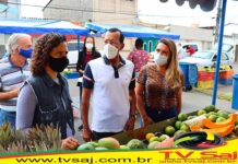 Barracas totalmente revitalizadas entregues na Feirinha do Andaiá, em S.A.JESUS