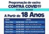 Prefeitura de Jaguaripe divulga calendário de vacinação contra a Covid-19, na sede e comunidades