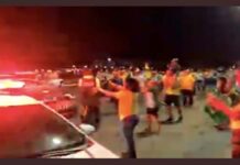 Bolsonaristas invadem Esplanada com gritos contra STF