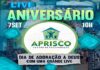 Centro de Recuperação APRISCO realiza, nesse sábado, 07, “live” de aniversário